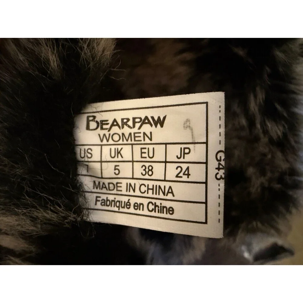 BEARPAW DEBORAH Women's Rain Waterproof Duck Boots Size 7